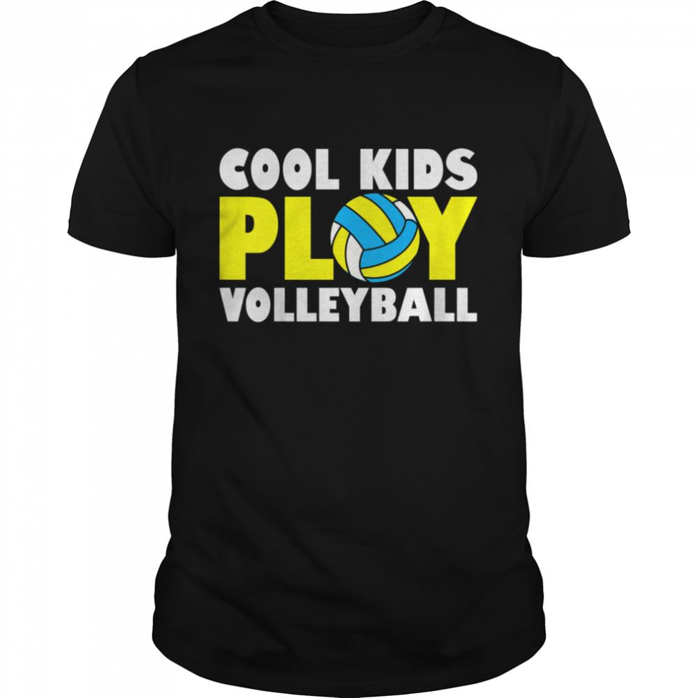 Interesting Kids Play Volleyball Shirt 