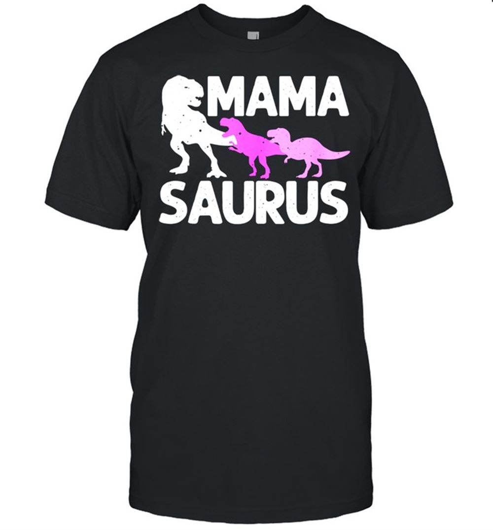 Special Mama Saurus For Mommy Dinosaur Mom Of Twins Shirt 
