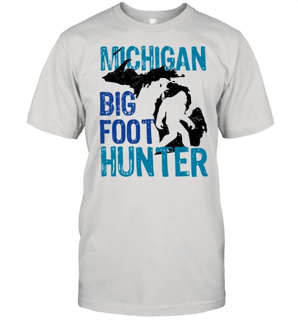 Gifts Michigan Big Foot Hunter Shirt 