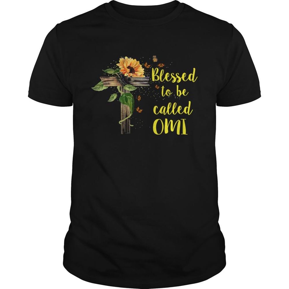 Limited Editon Mothers Day Costume For Mom Blessed To Be Called Omi Shirt 