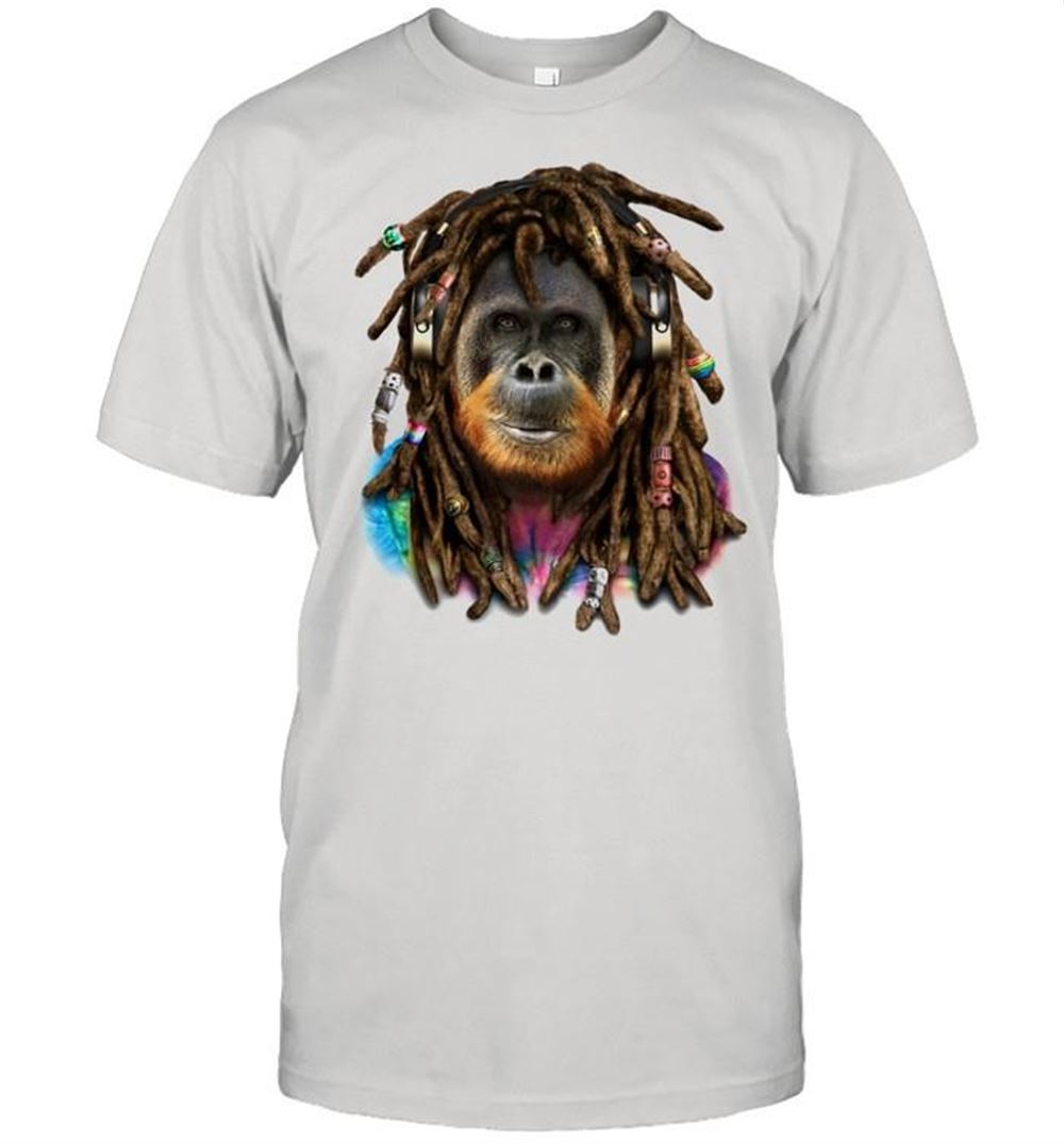 Promotions Orangutan With Reggae Dreadlocks Hair Shirt 