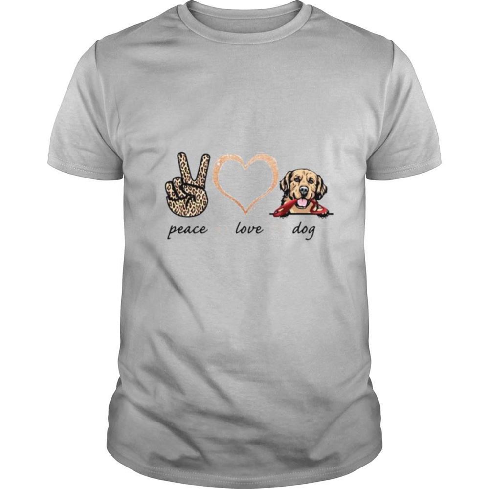 Great Peace Love Golden Dog 2021 Shirt 