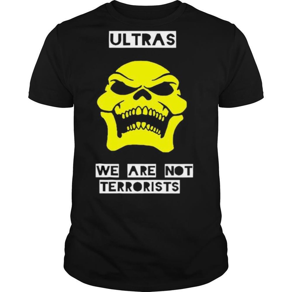 Amazing Skull Ultras We Are Not Terrorists Shirt 