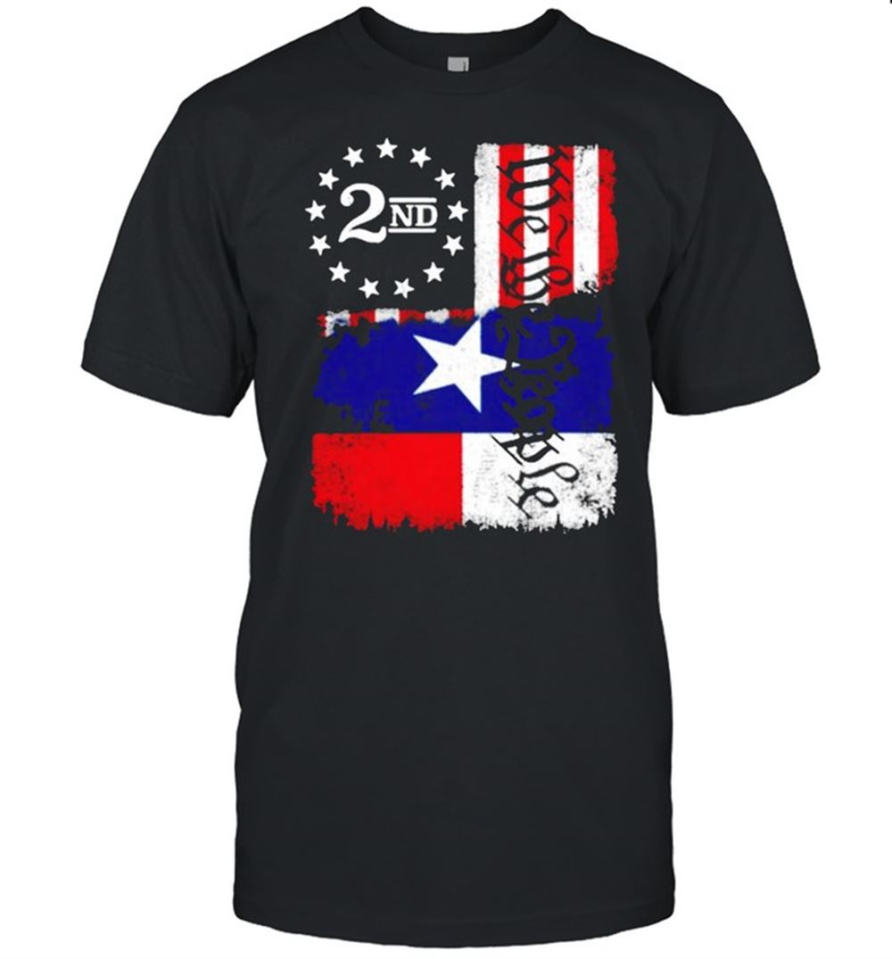 Awesome Texas Blended 2a Flag Shirt 