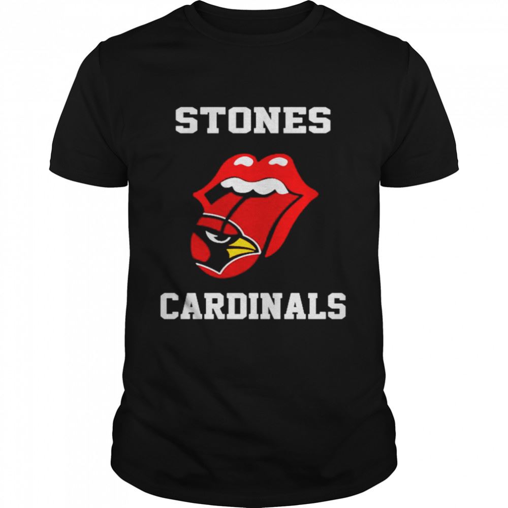 Promotions The Rolling Stones St Louis Cardinals Lips Shirt 