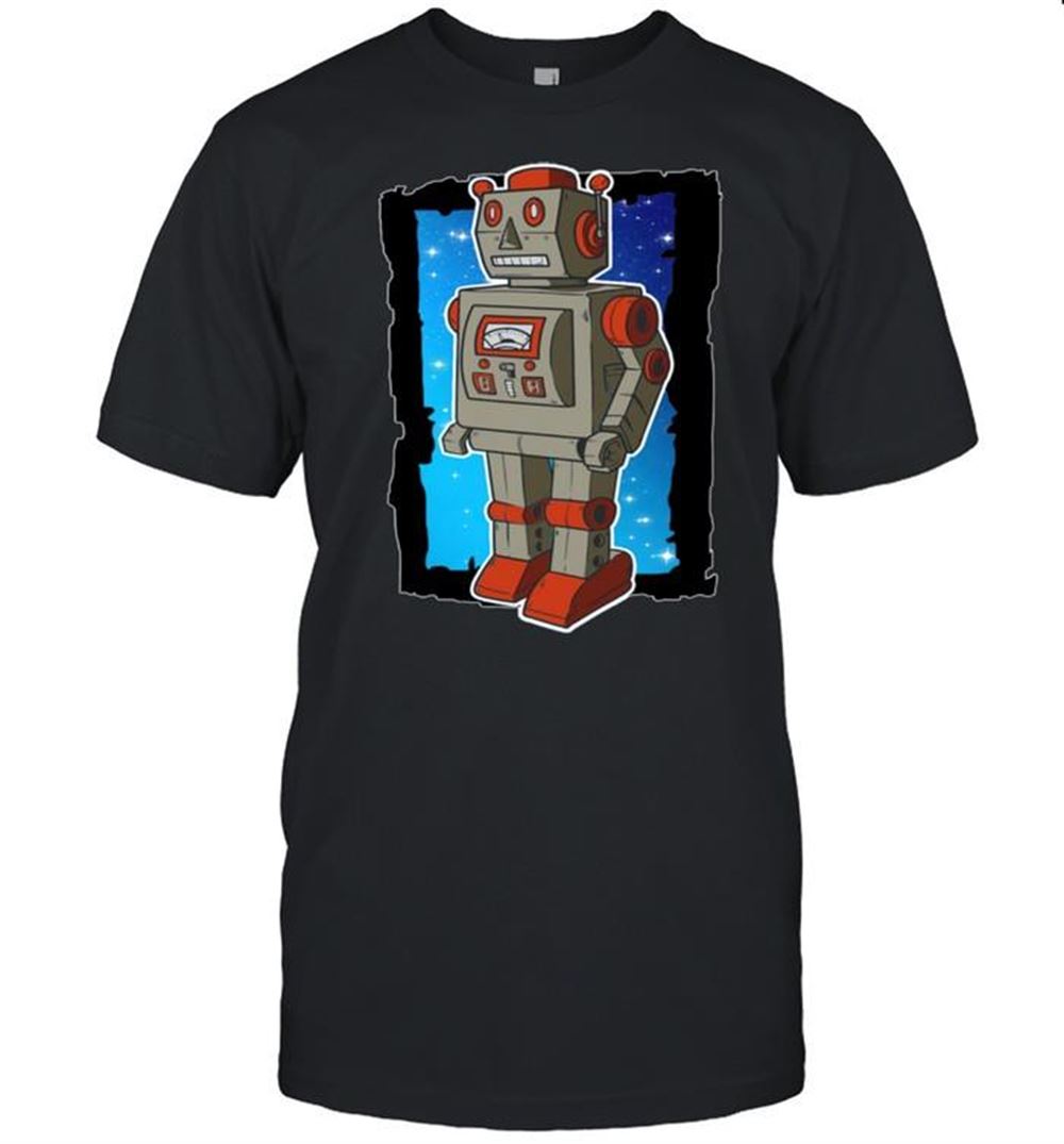 Great Vintage Retro Toy Robot Science Fiction Shirt 