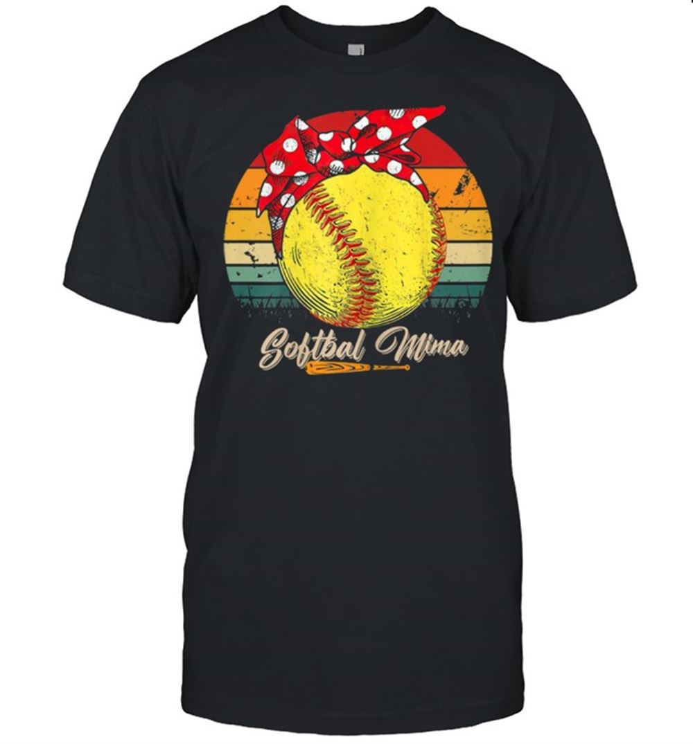 Promotions Vintage Softball Mima Mothers Day Shirt 