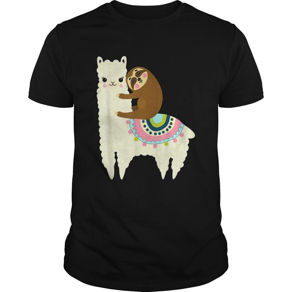 Interesting Llama And Sloth Best Friends Forever Shirt 