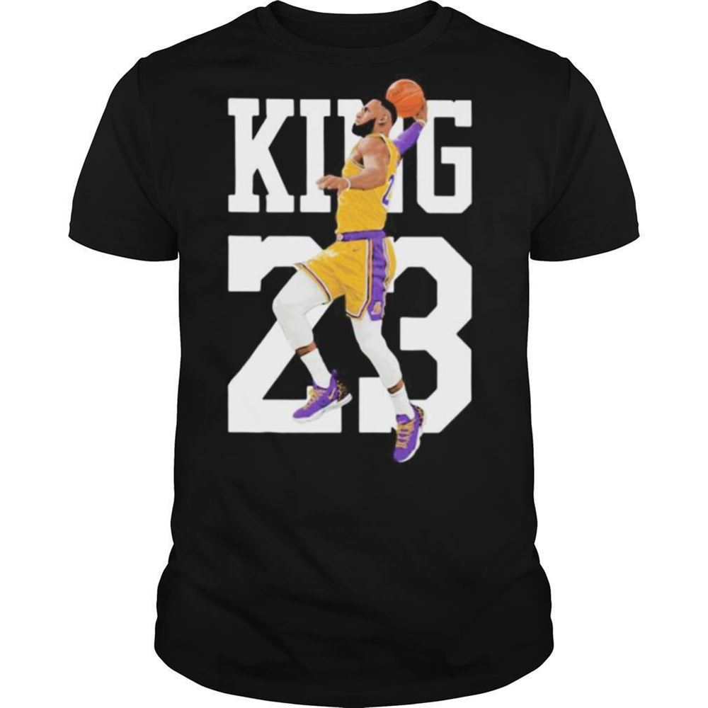 Happy Los Angeles Lakers 23 Lebron James King Shirt 