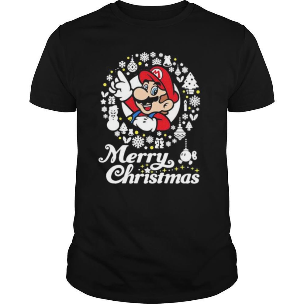 Awesome Mario Ugly Merry Christmas Shirt 
