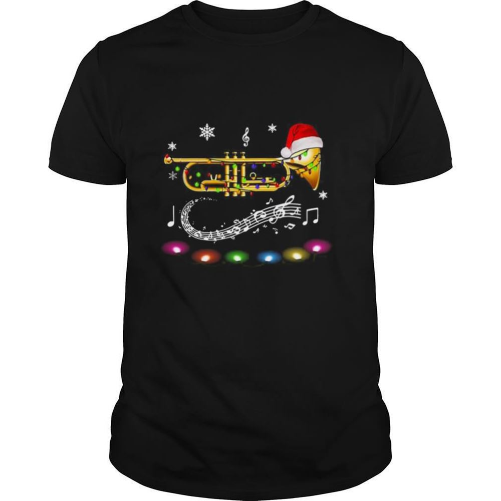 Promotions Merry Trumpet Art Christmas Shirt 