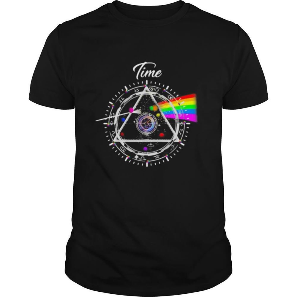 Great Pink Floyd Band Time Rainbow Shirt 