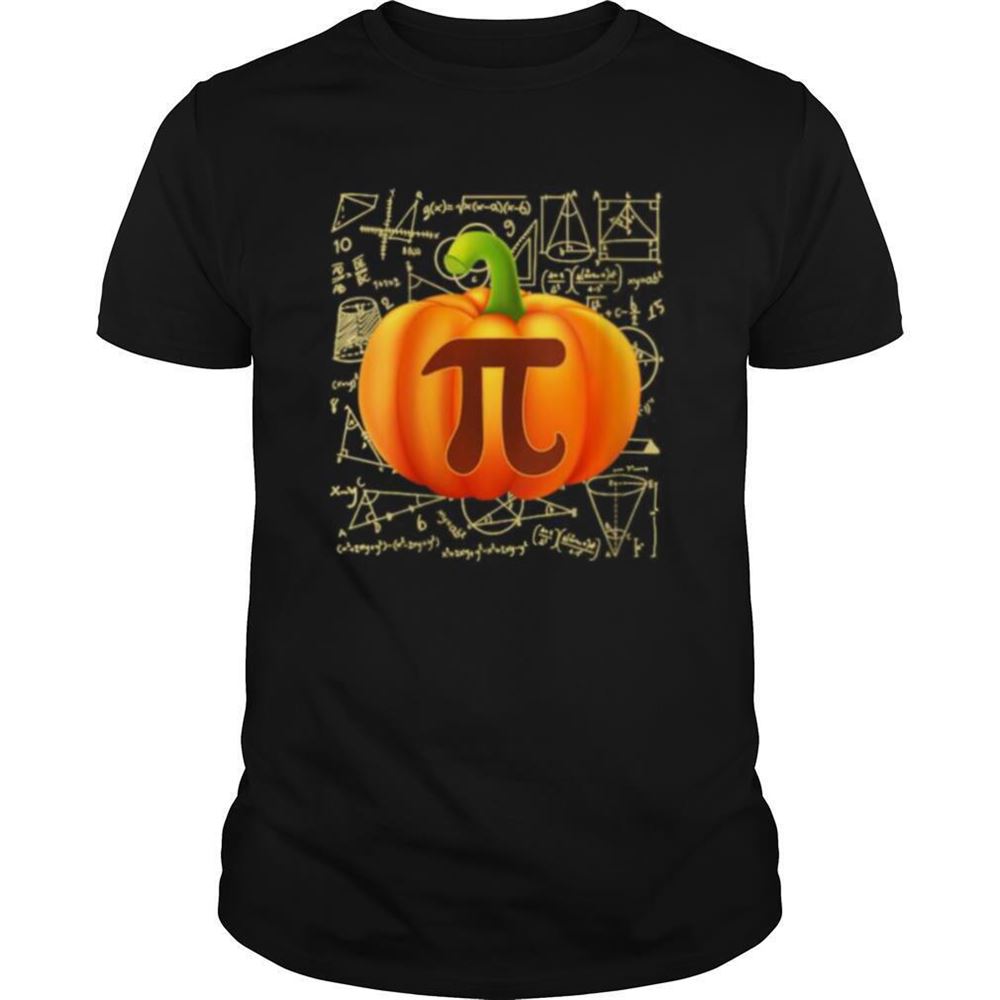 Interesting Pumpkin Pie Shirt Funny Halloween Thanksgiving Pi Day Shirt 