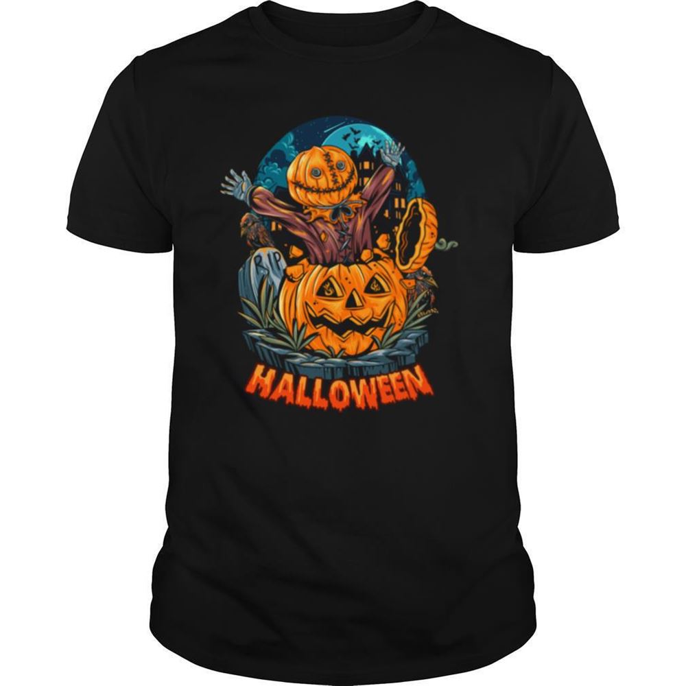 Attractive Sack Headed Human Comes Out Halloween Shirt 