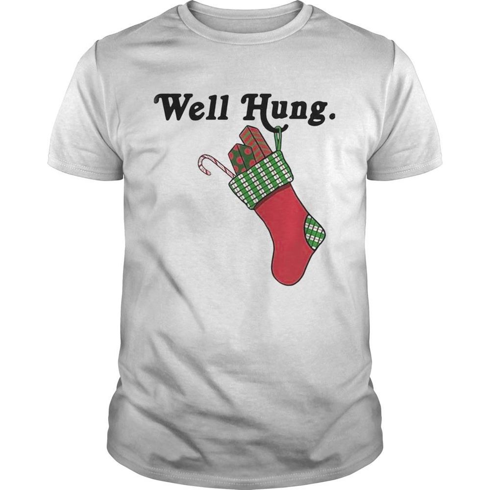 High Quality Sock Well Hung Christmas Shirt 