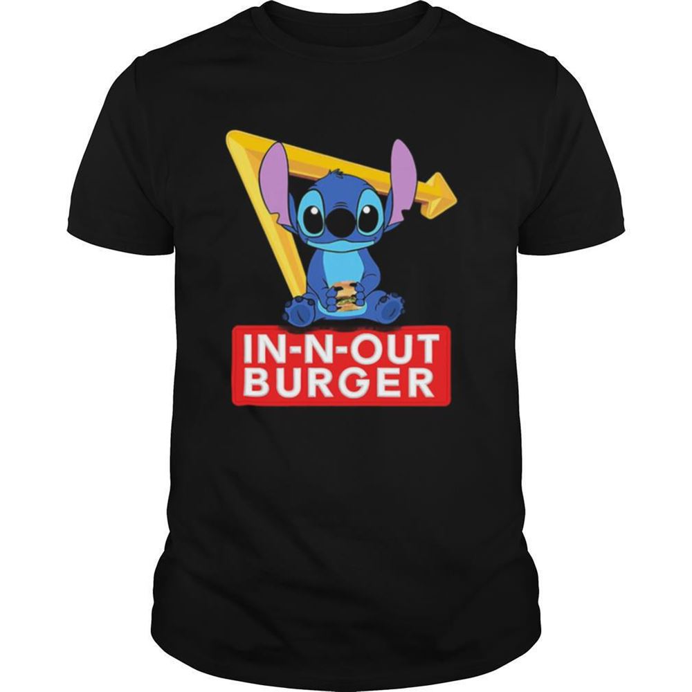 Interesting Stitch In N Out Burger Shirt 