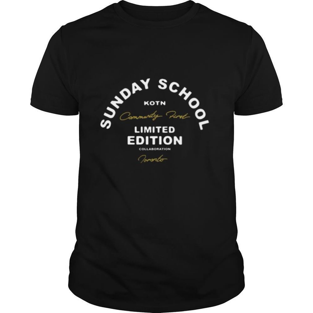 Great Sunday School Kotn Limited Edition Shirt 