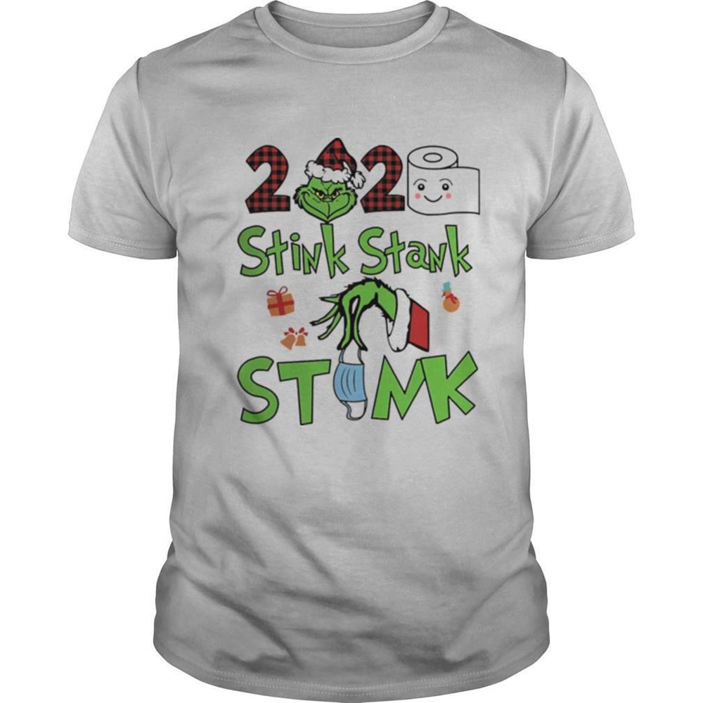 Best The Grinch 2020 Stink Stank Stunk Mask Christmas Shirt 