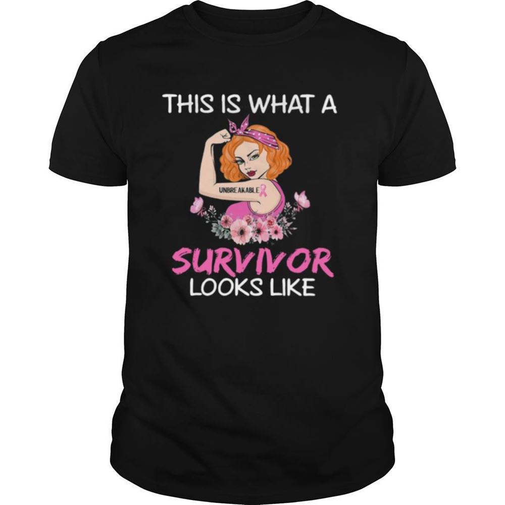 Limited Editon This Is What A Unbreakable Survivor Looks Like Shirt 