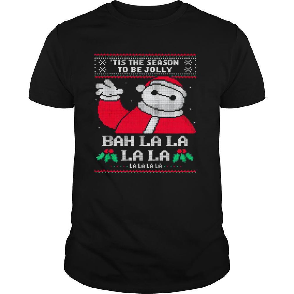 Interesting Tis The Season To Be Jolly Bah La La La La Lalalala Ugly Christmas Shirt 