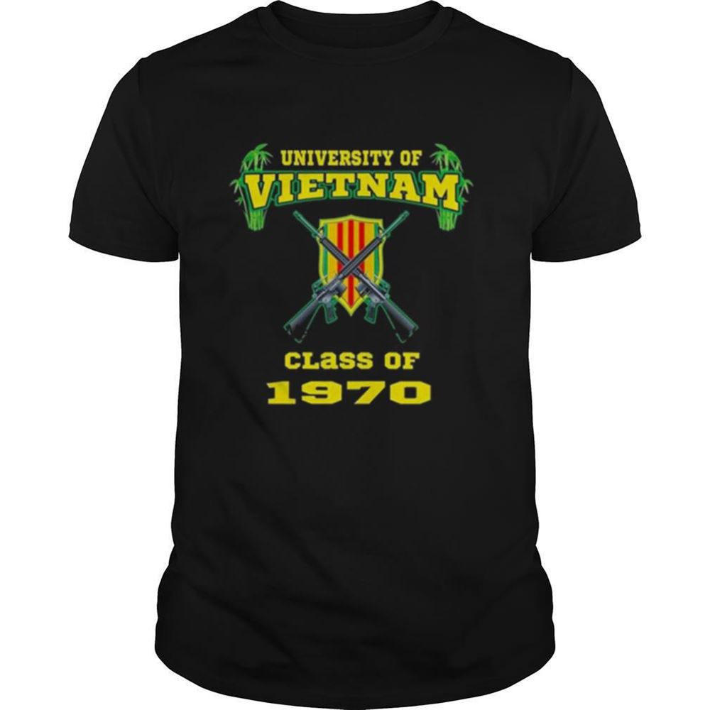 Promotions University Of Vietnam Class Of 1970 Shirt 