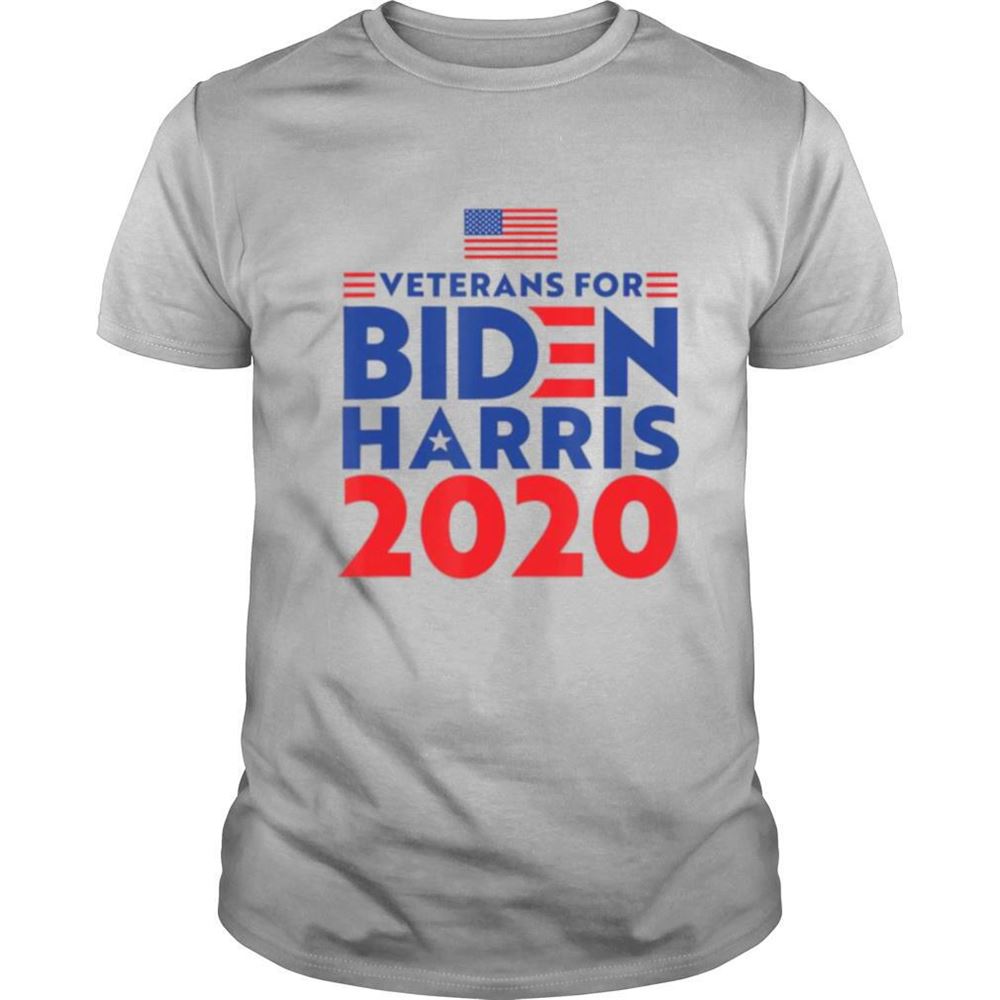Great Veterans Elect Joe Biden President And Kamala Harris Vp 2020 Shirt 