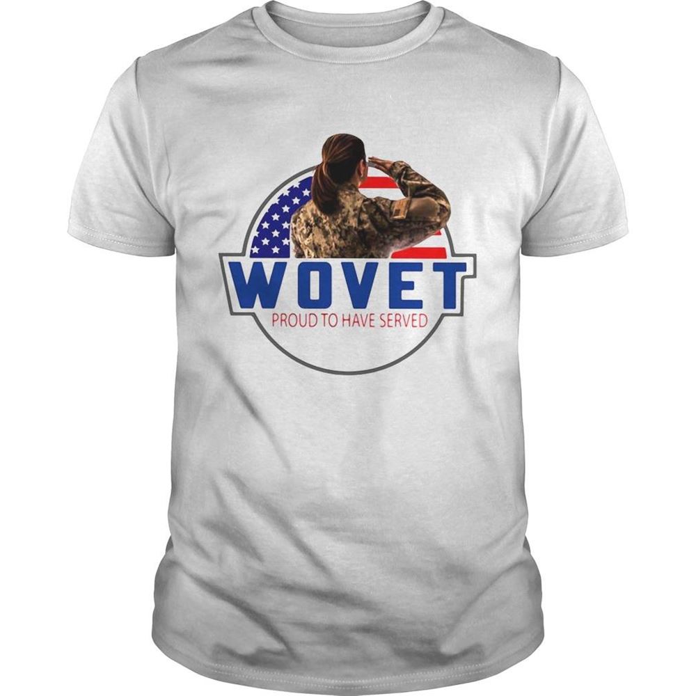 Best Wovet Proud To Have Served American Flag Shirt 