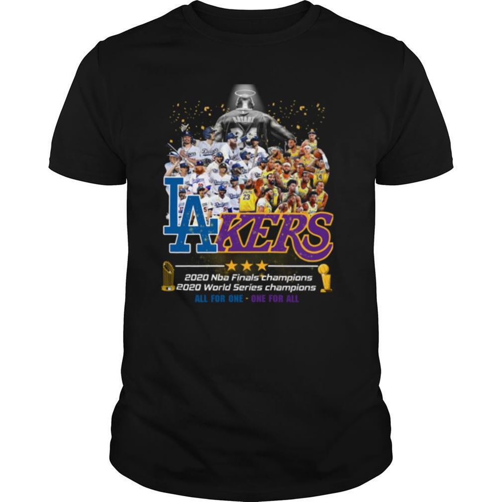 Gifts Los Angeles Lakers And Los Angeles Dodgers 2020 Nba Finals Champions Shirt 