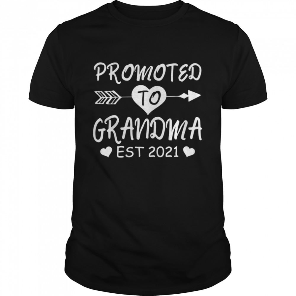 Special Promoted To Grandma Est 2021 Shirt 