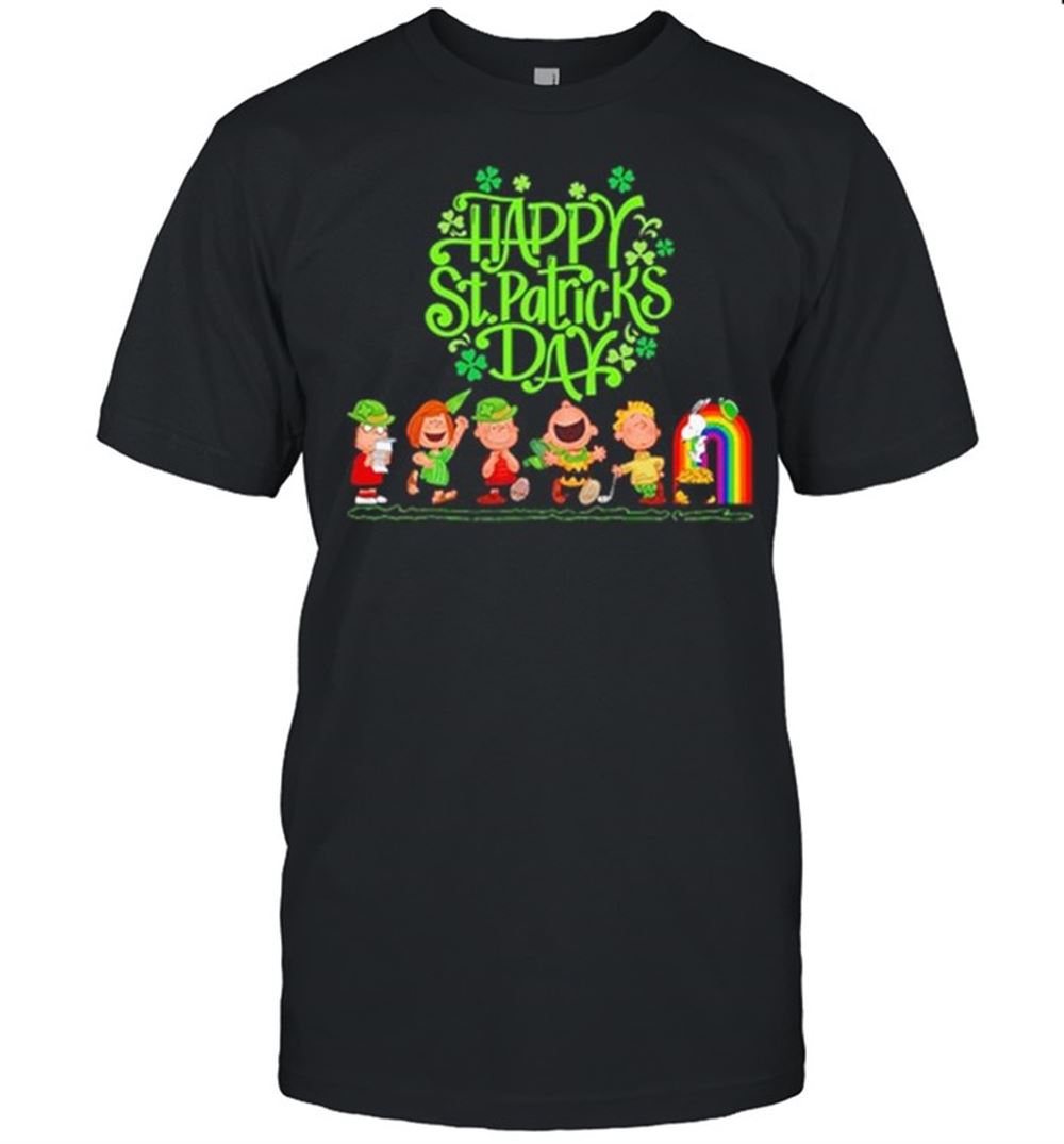 Promotions Snoopy And Friends Happy St Patricks Day Shirt 