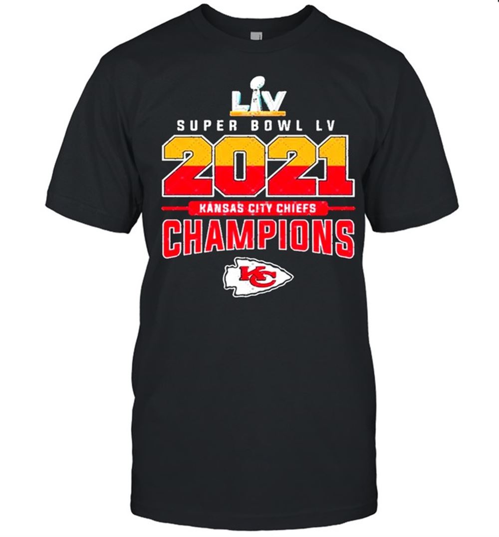 Interesting Super Bowl Lv 2021 Kansas City Chiefs Nfl Champions Shirt 