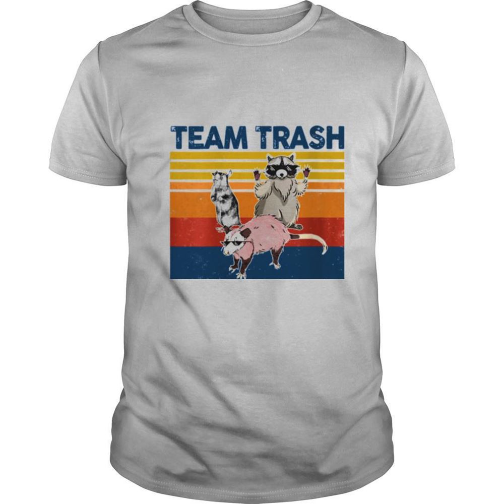 Special Team Trash Animals Garbage Gang Opossum Raccoon Rat Shirt 