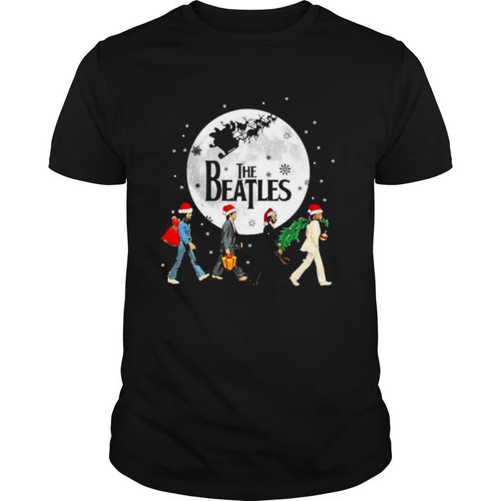 Interesting The Beatles Santa Hat Christmas 2020 Shirt 