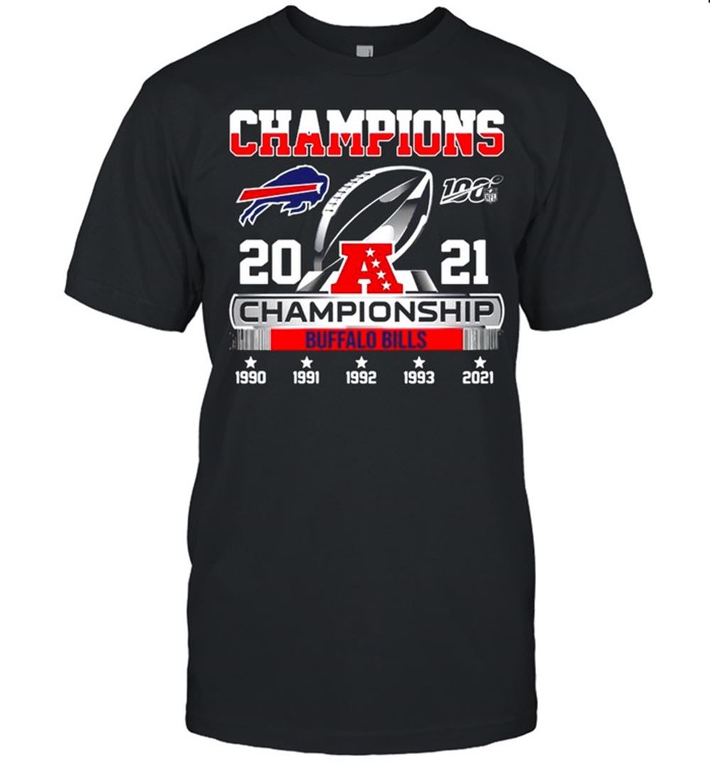 Happy The Champions 2021 Afc Championship With Buffalo Bills Shirt 