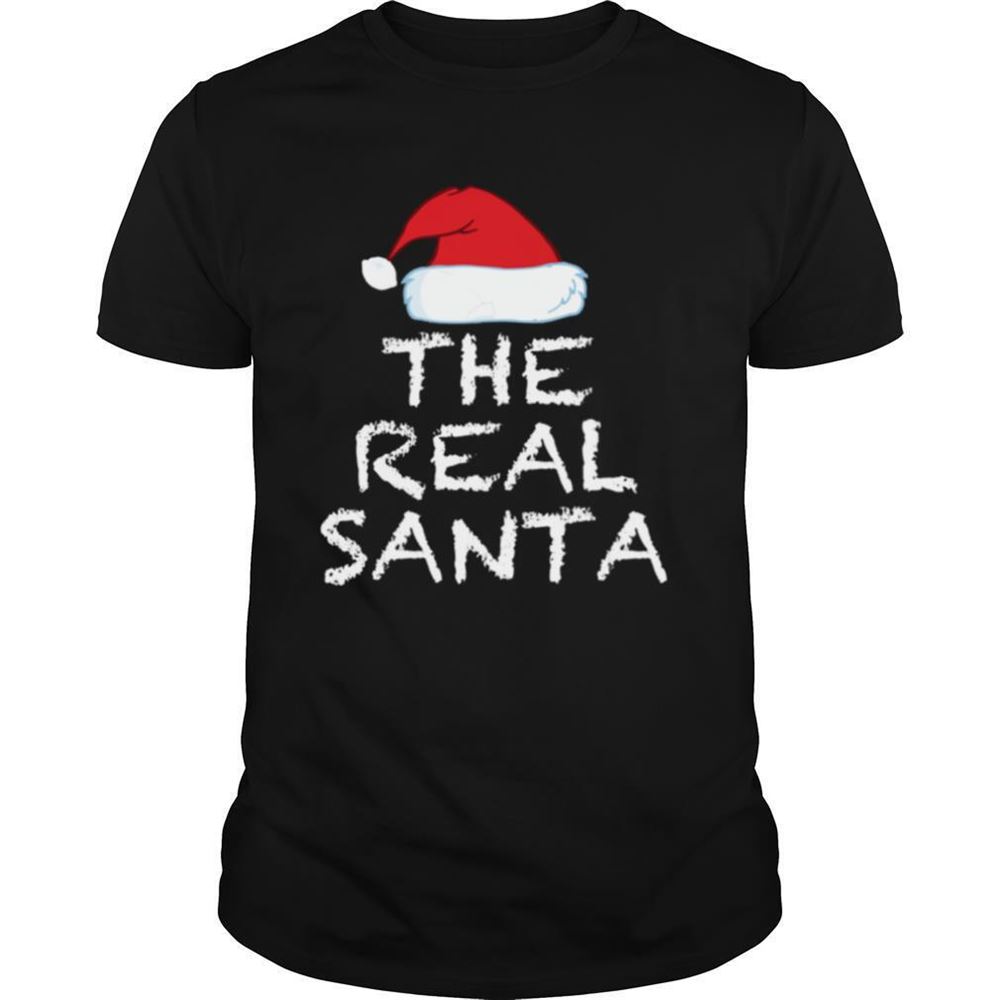 Great The Real Santa Christmas Holiday Shirt 