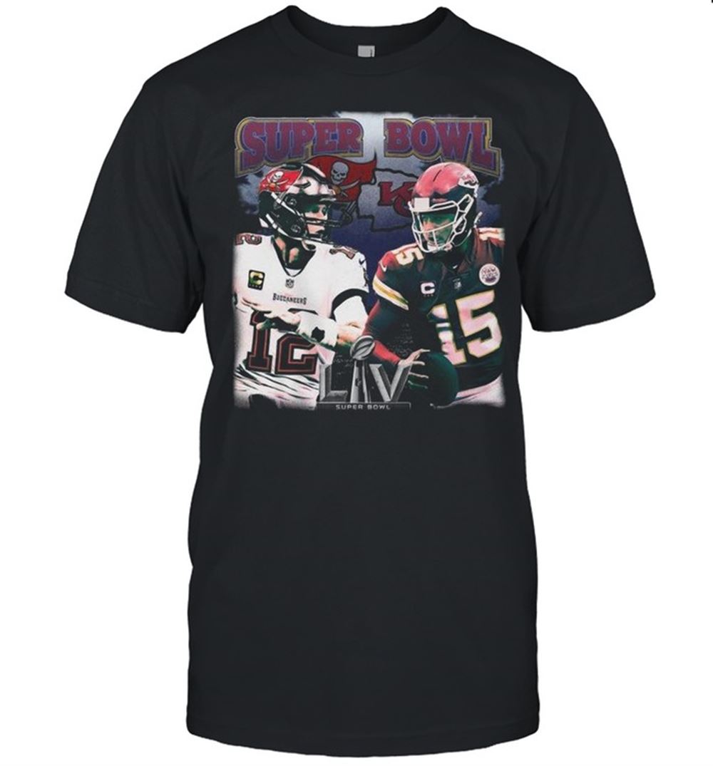 Gifts The Super Bowl Liv 2021 With Buccaneers Vs Chiefs Shirt 