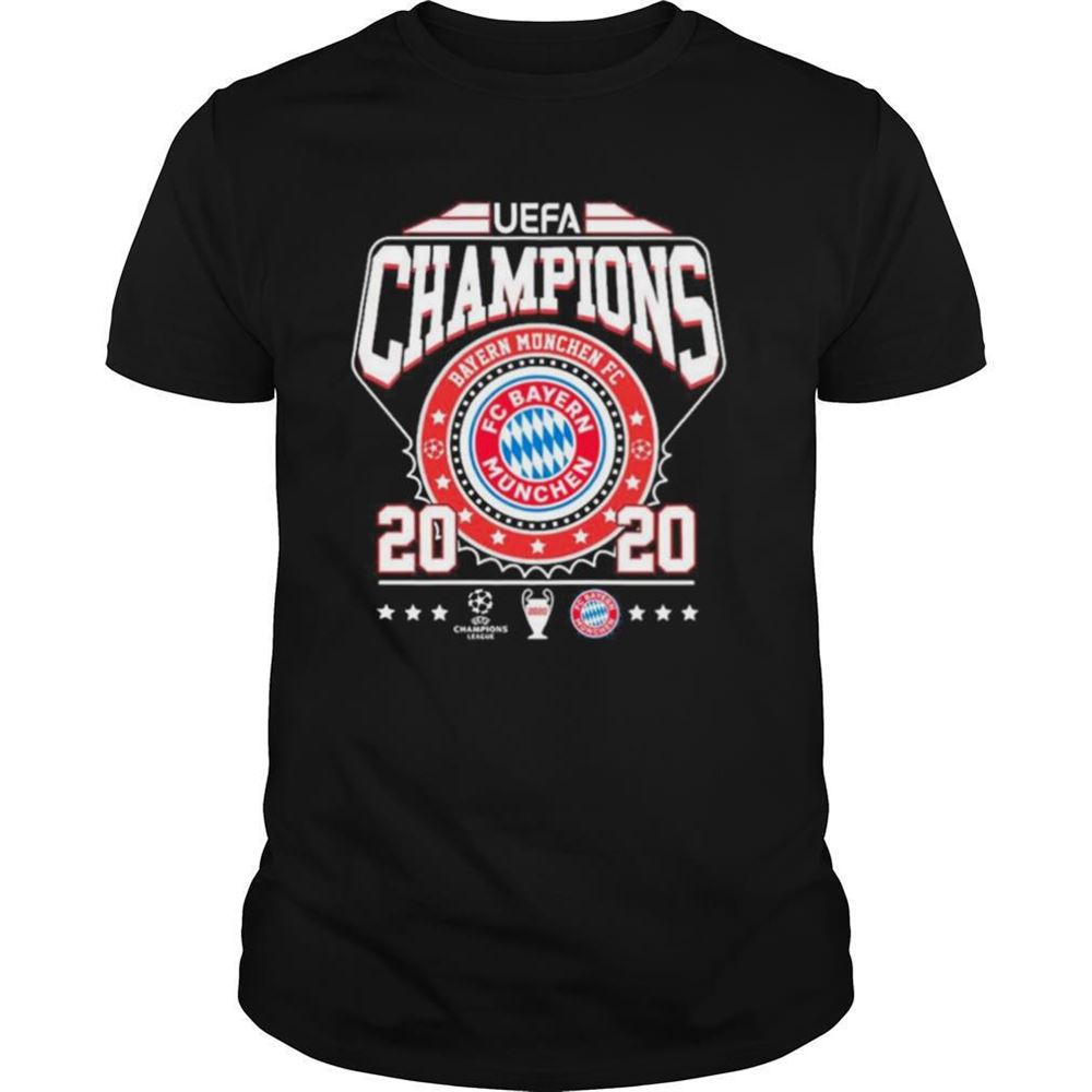 Limited Editon Uefa Champions Bayern Munchen Fc 2020 Shirt 