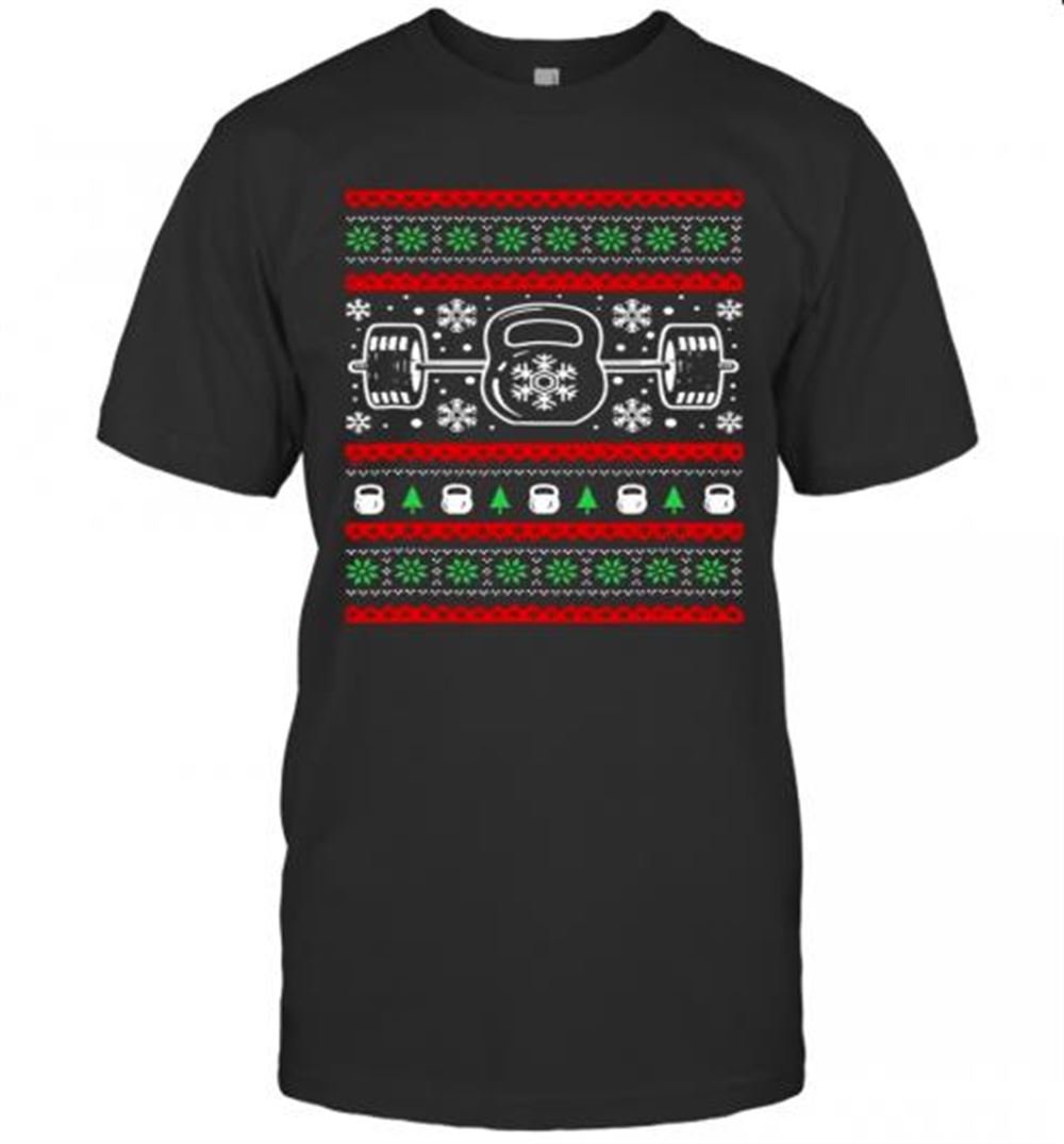 Promotions Ugly Christmas Sweater Workout T-shirt 