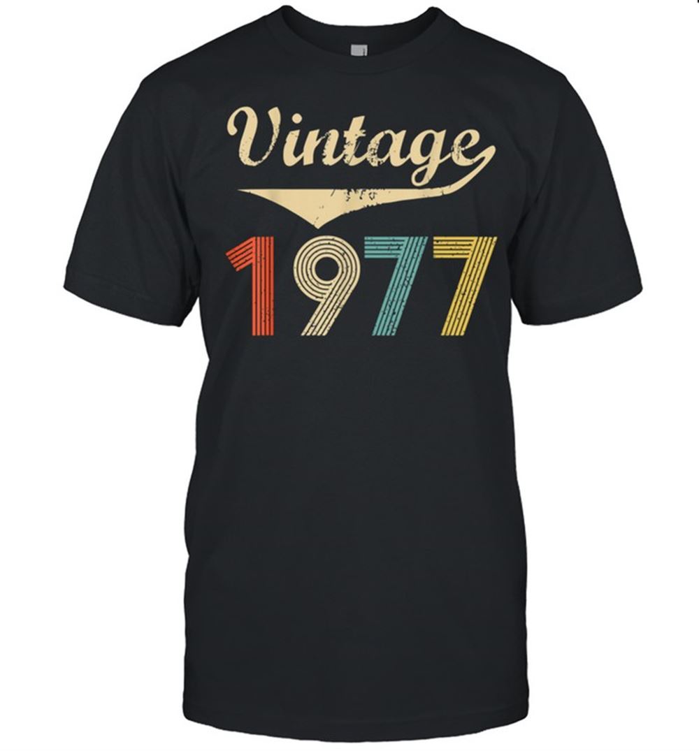 Gifts Vintage 1977 Distressed Shirt 