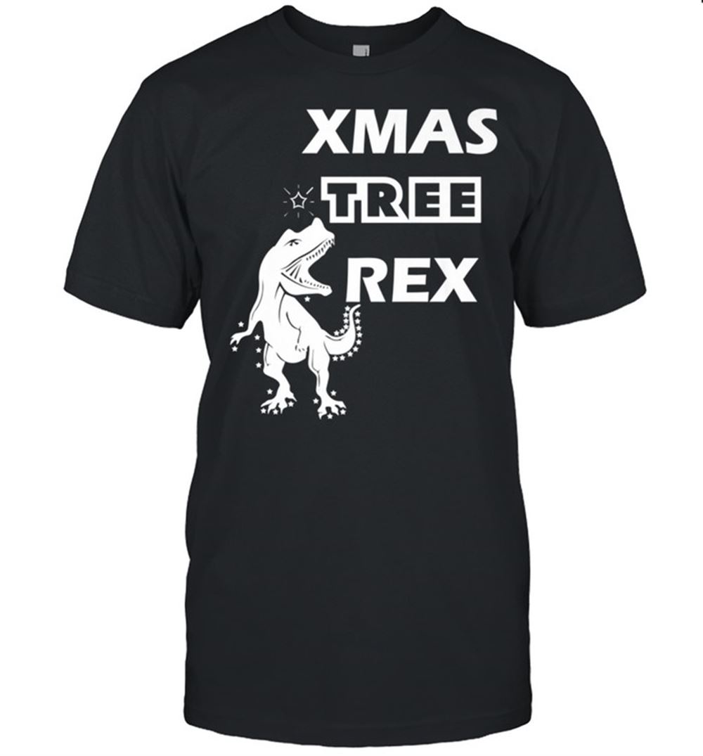 Interesting Xmas Tree Rex Dinosaur Christmass Shirt 