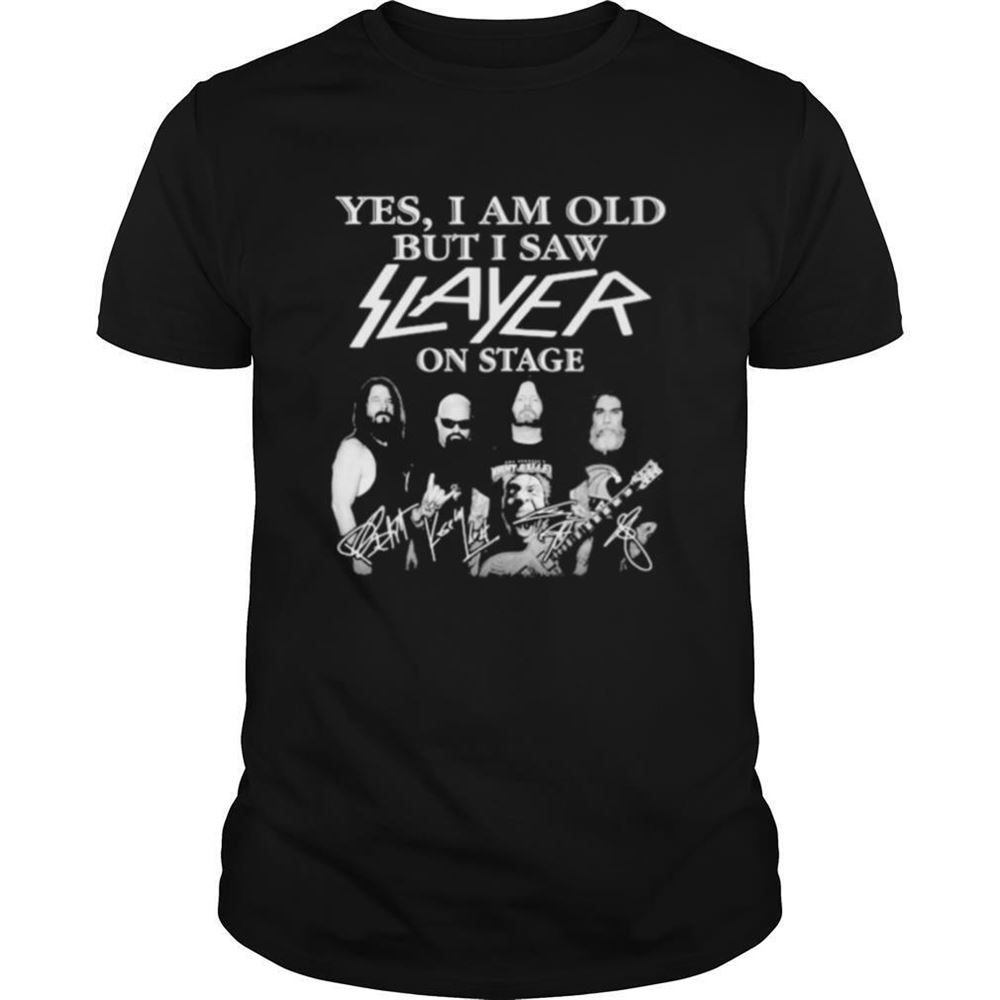 Great Yes I Am Old But I Saw Flayer In Stage Signature Shirt 