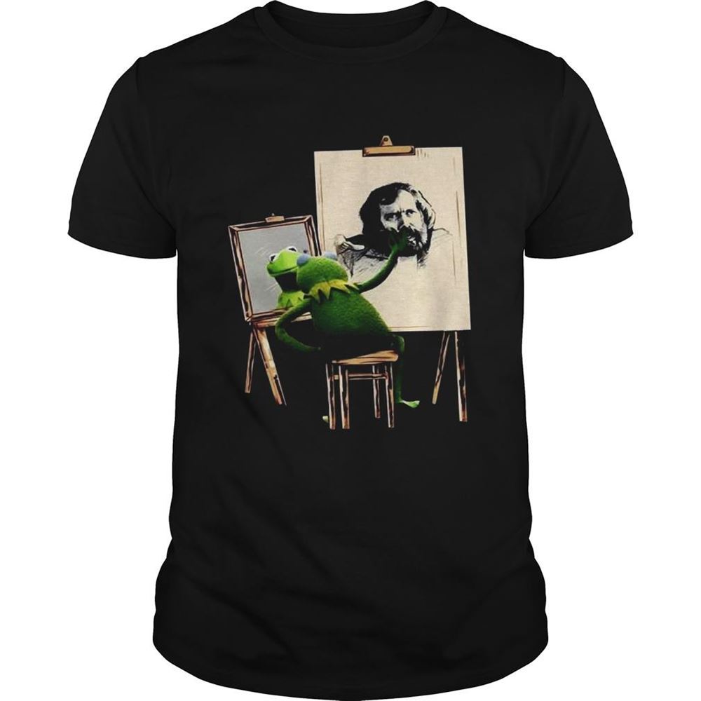 Limited Editon Kermit The Frog Painting Jim Henson Shirt 