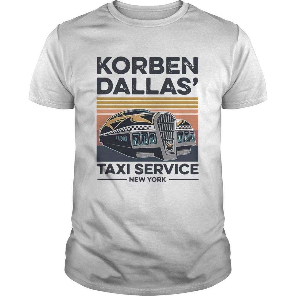Happy Korben Dallas Taxi Service New York Vintage Shirt 