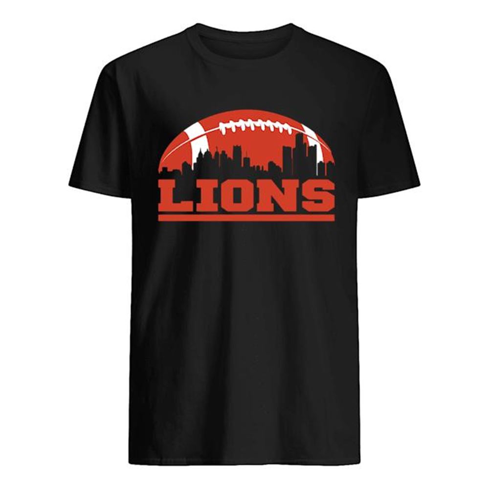 High Quality Lions Football Skyline Shirt 