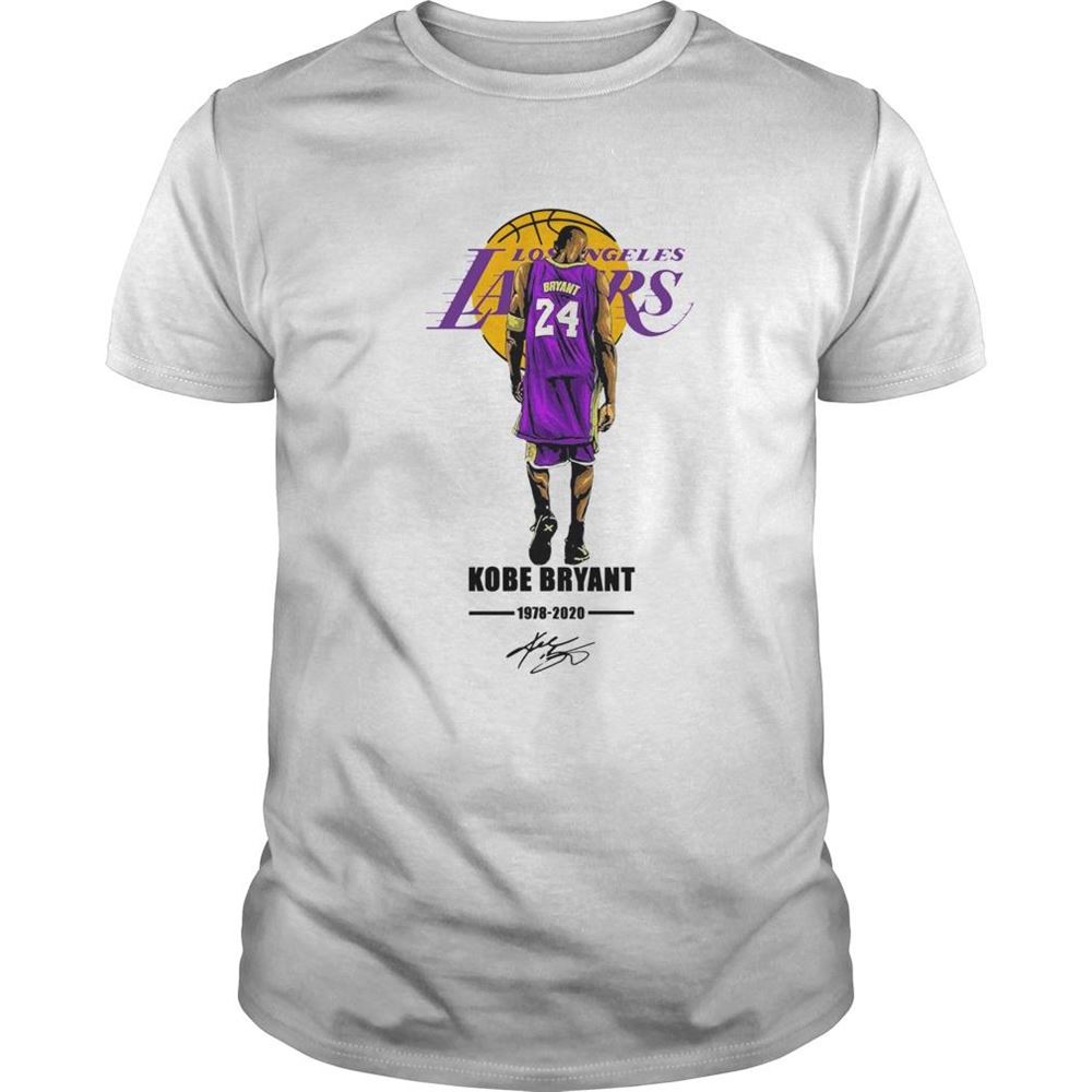 Awesome Los Angeles Lakers Rip Kobe Bryant 19782020 Signature Shirt 
