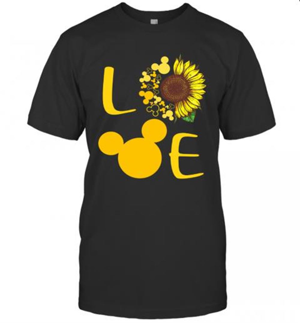 Limited Editon Love Sunflower Mickey Mouse T-shirt 