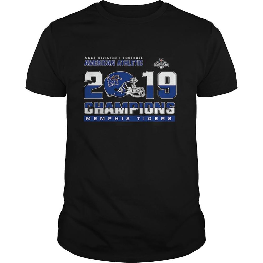 Great Memphis Tigers Division Athletic Coast 2019 Champions Shirt 