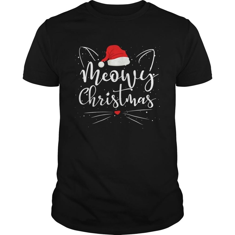 Limited Editon Meowy Christmas Shirt 