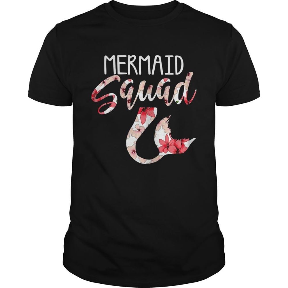 Limited Editon Mermaid Squad Mermaid Birthday For Girls Party Shirt 