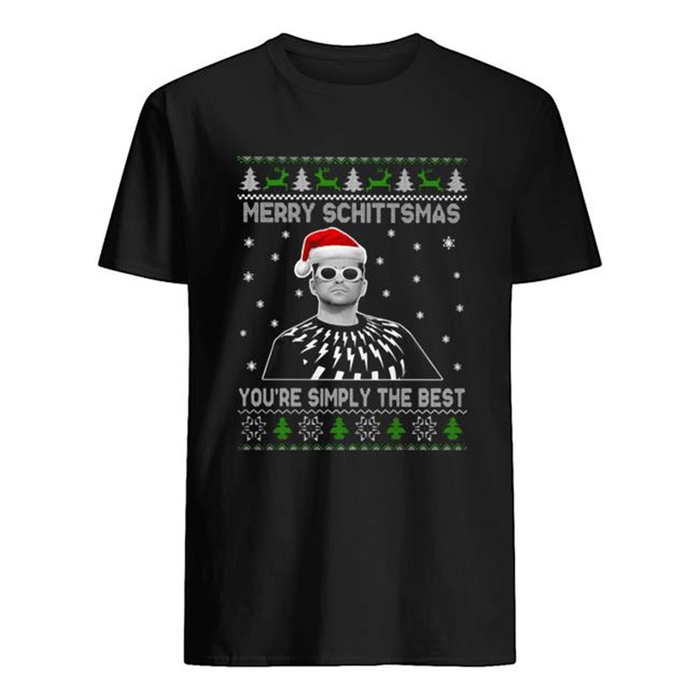 Happy Merry Schittsmas Youre Simply The Best Ugly Christmas Shirt 